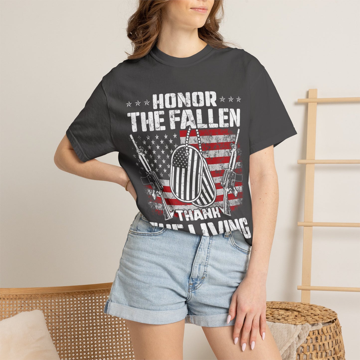 Dog Tag Tribute Memorial Day T-Shirt