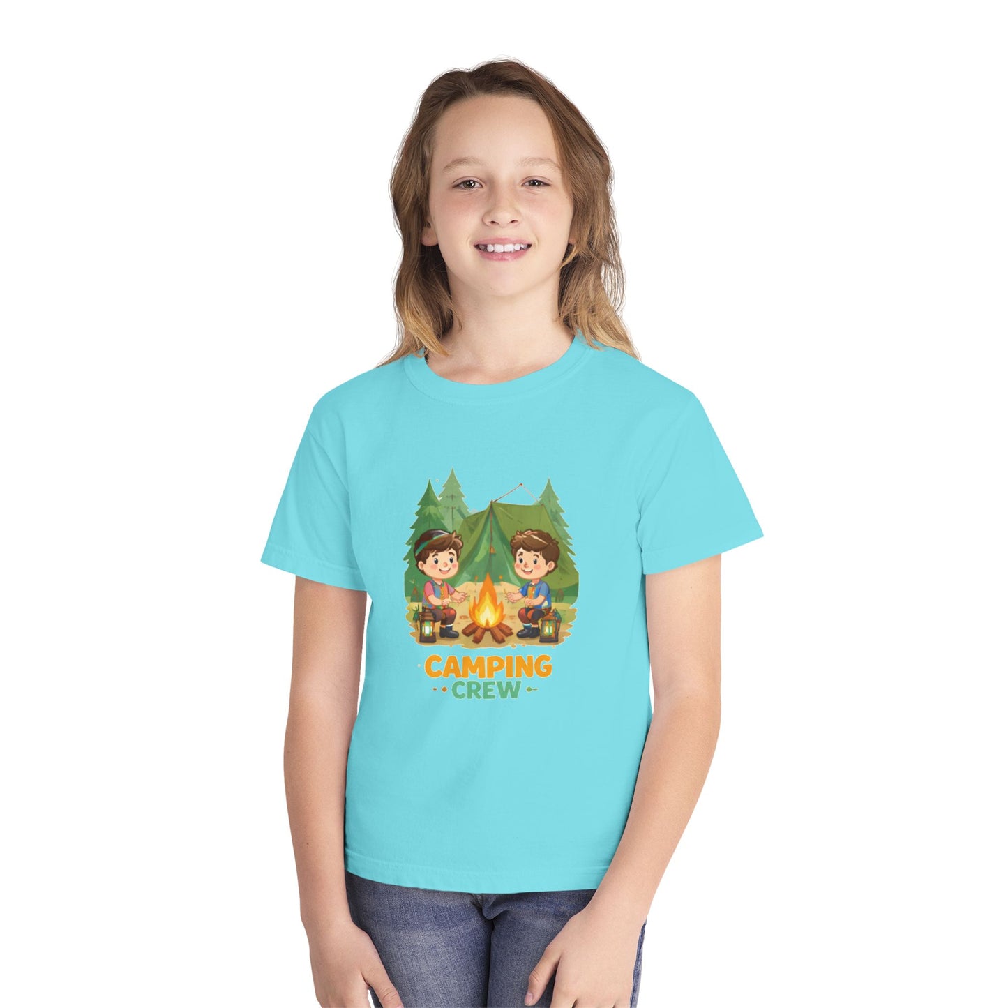 Camping Crew Kids Outdoor Tee