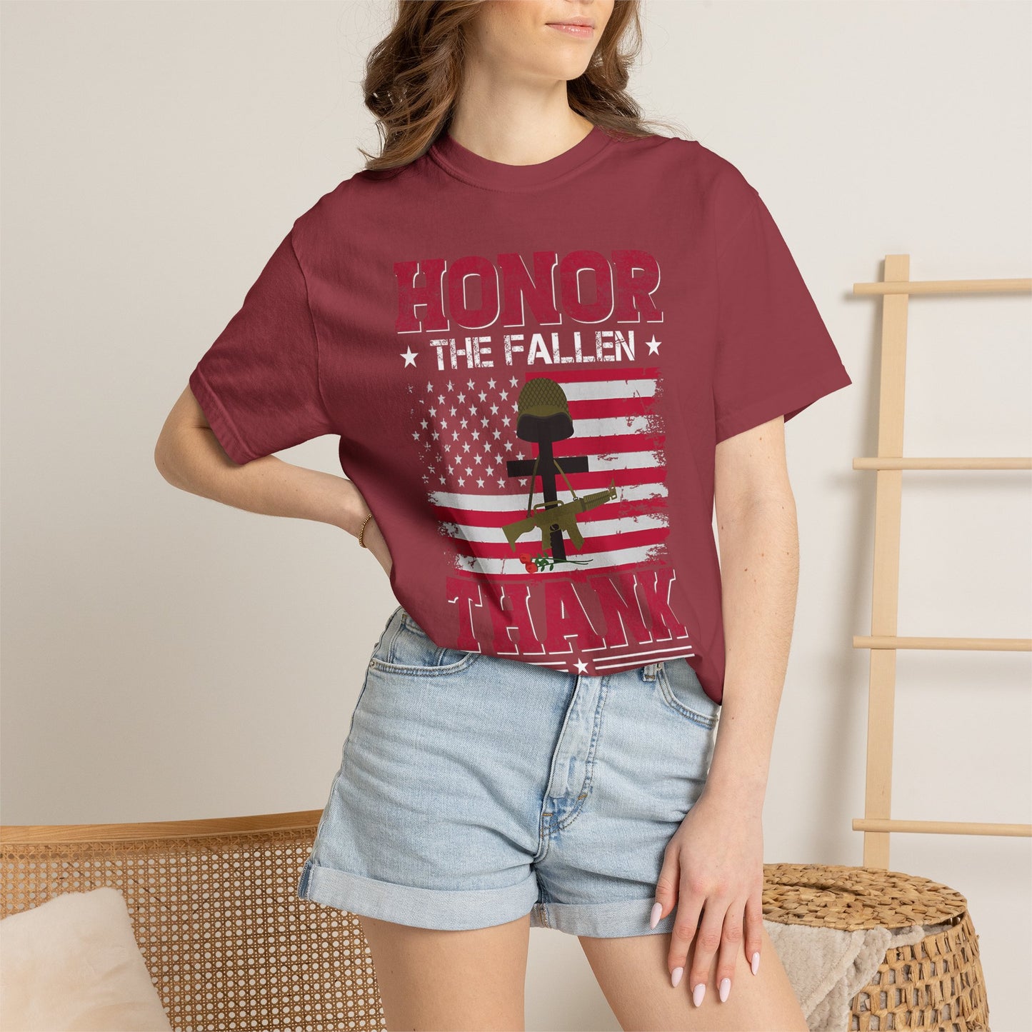 Honor the Fallen Battlefield Cross T-Shirt