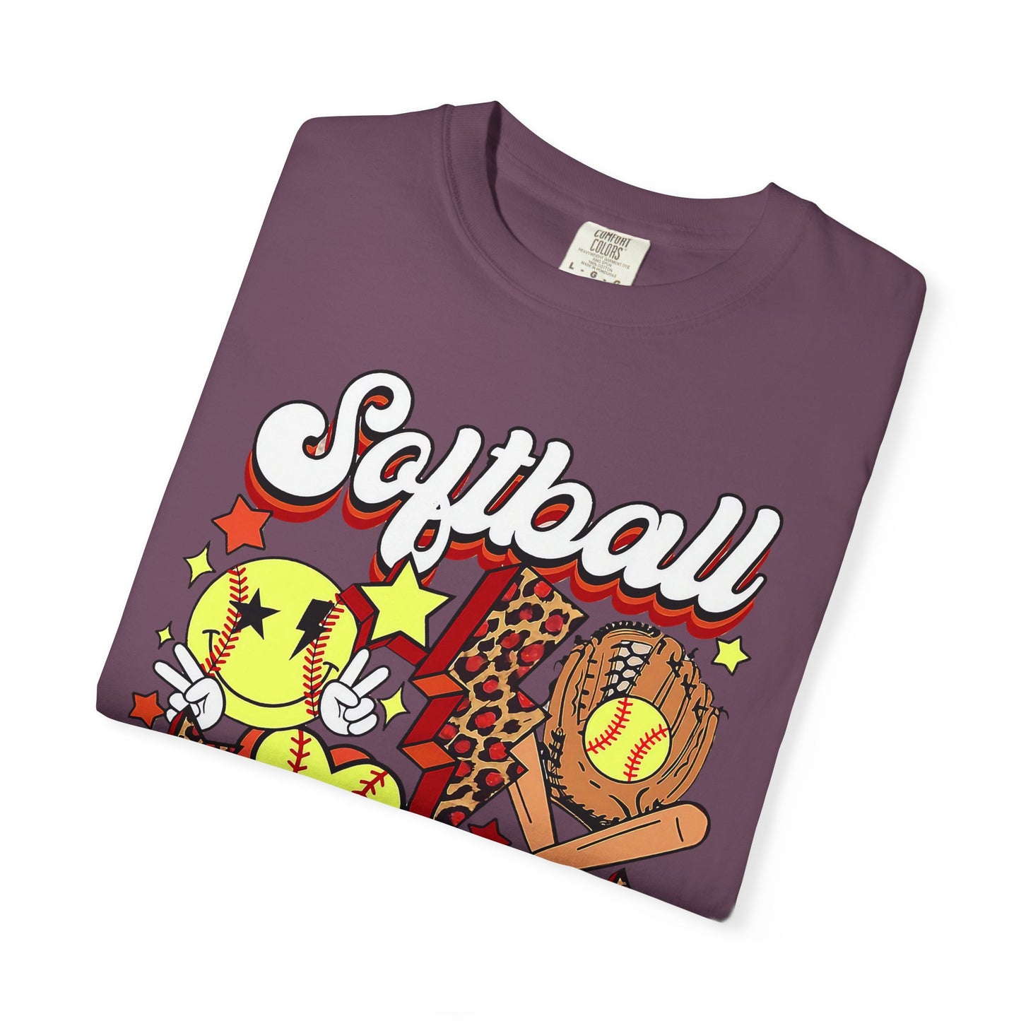 Softball Mama Comfort Colors Tee