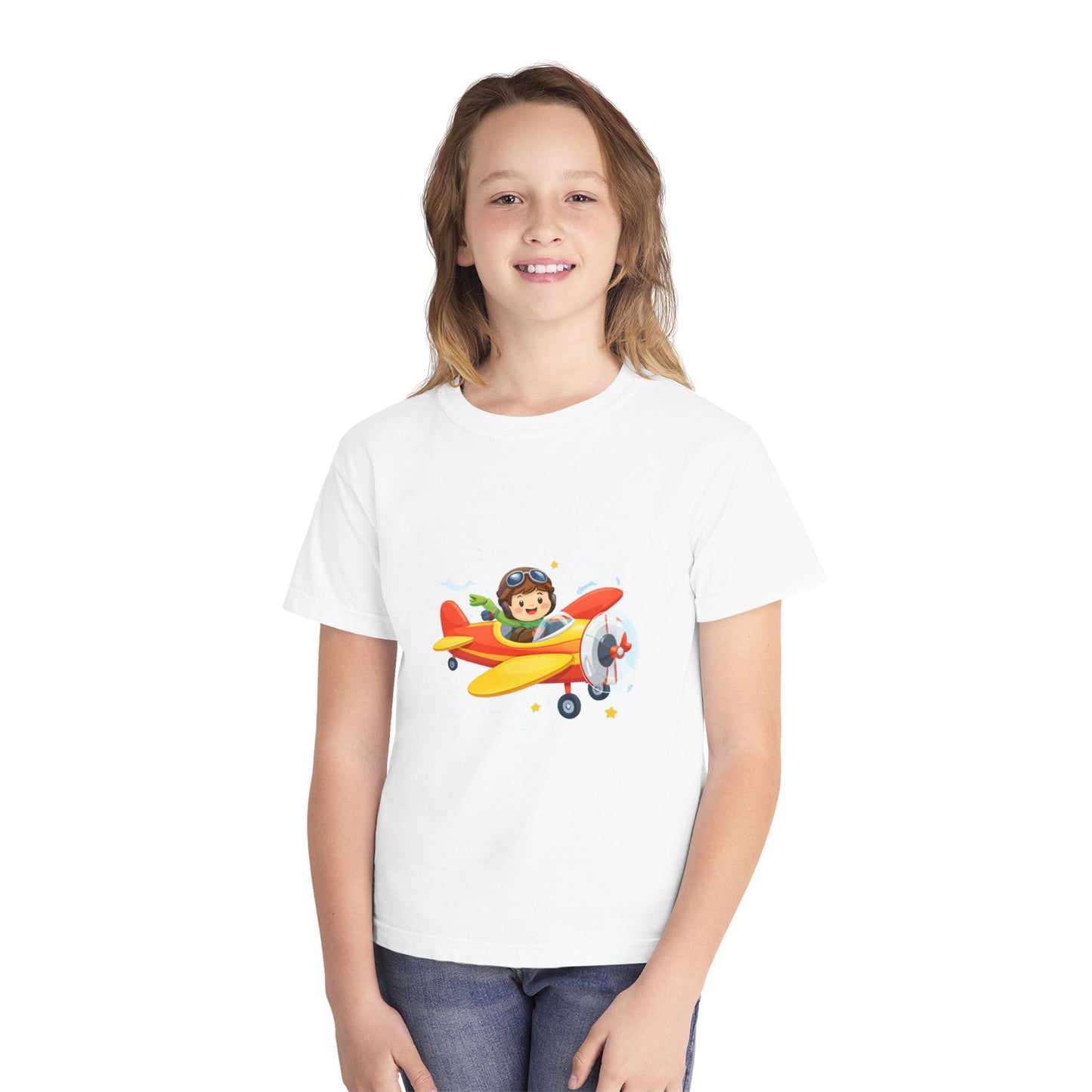 Little Pilot Kids Airplane Tee