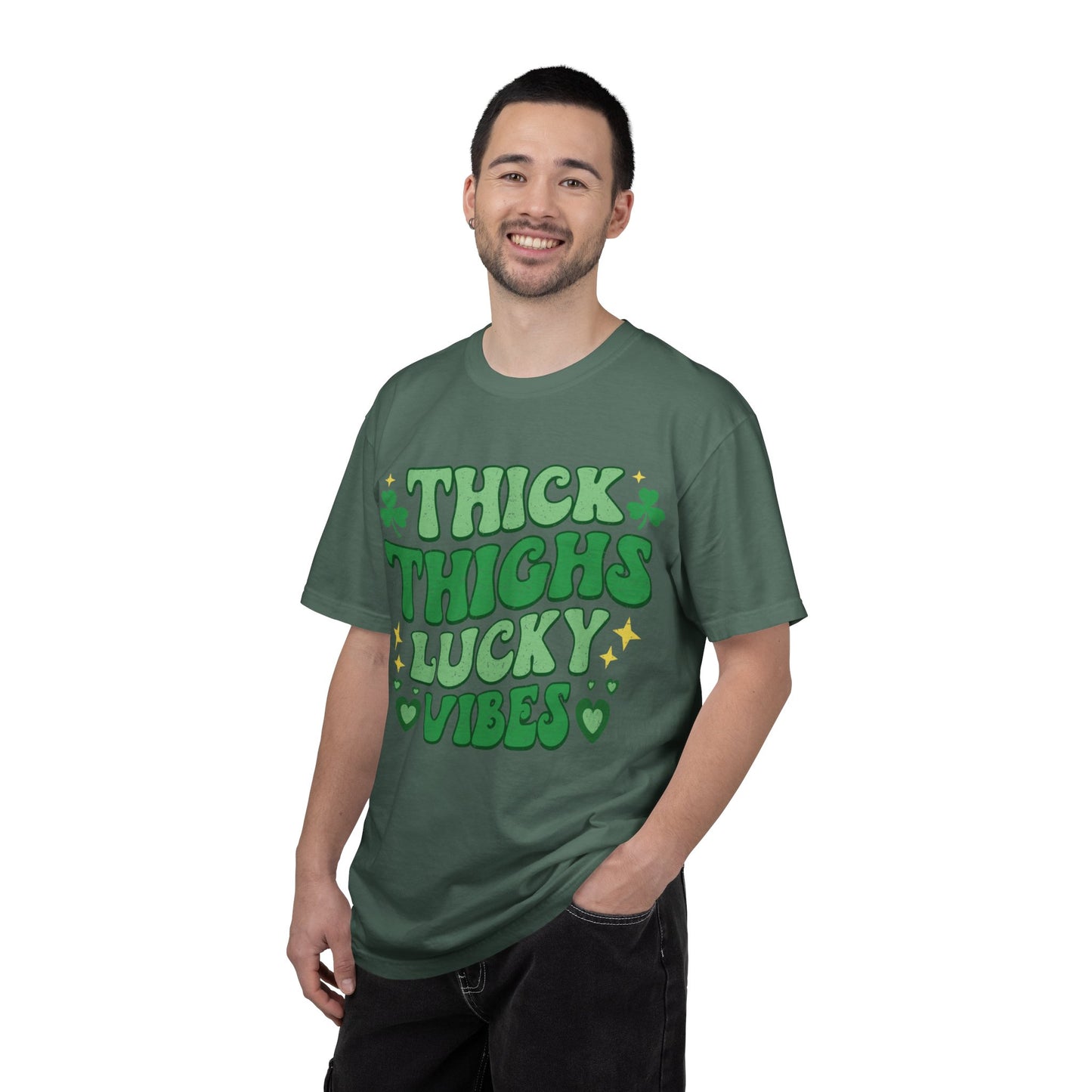 Thick Thighs Lucky Vibes Tee