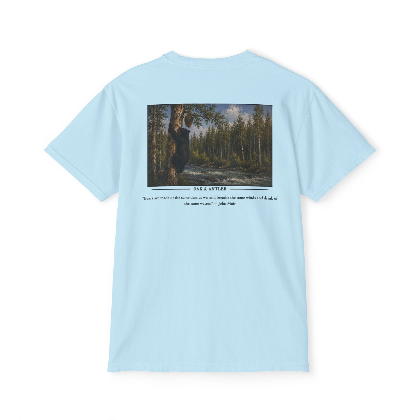 Honey Climb Black Bear Pocket Tee – Wildlife Collection