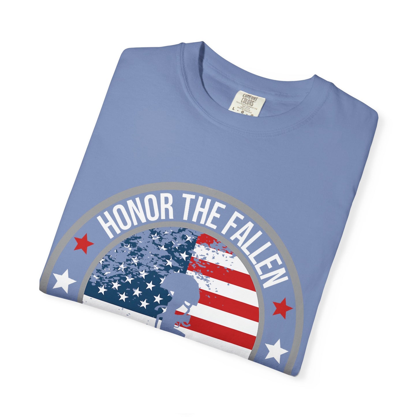 Patriotic Kneeling Soldier Memorial Day T-Shirt