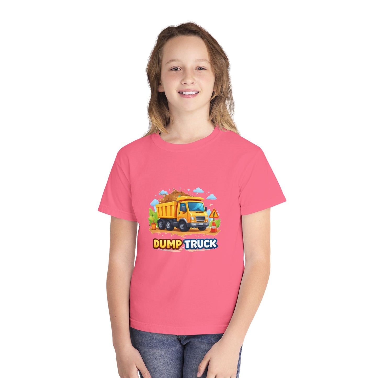 Dump Truck Kids Construction Tee