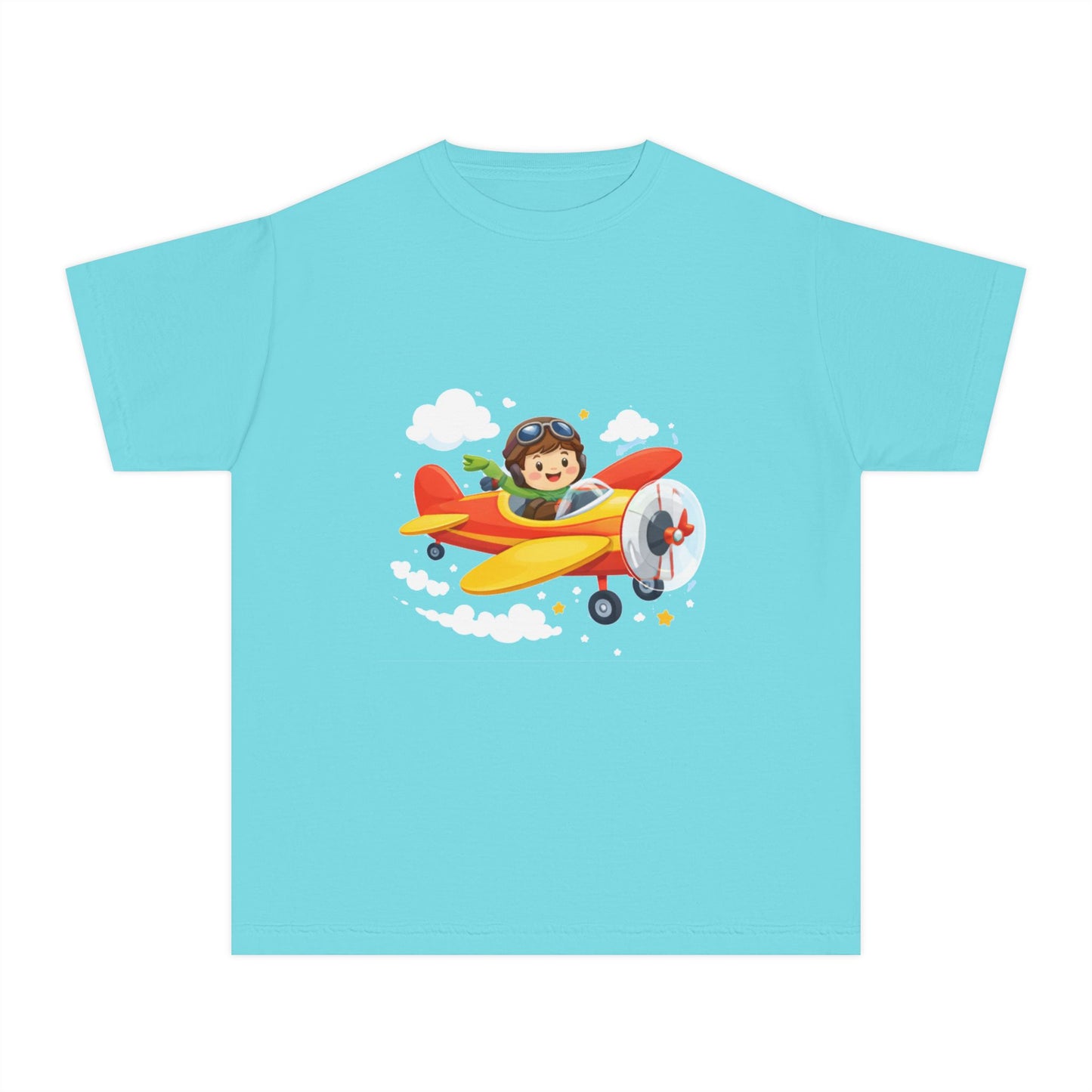Little Pilot Kids Airplane Tee