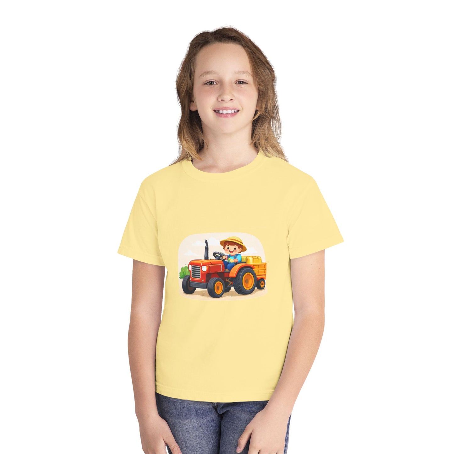 Little Farmer Tractor Kids Tee
