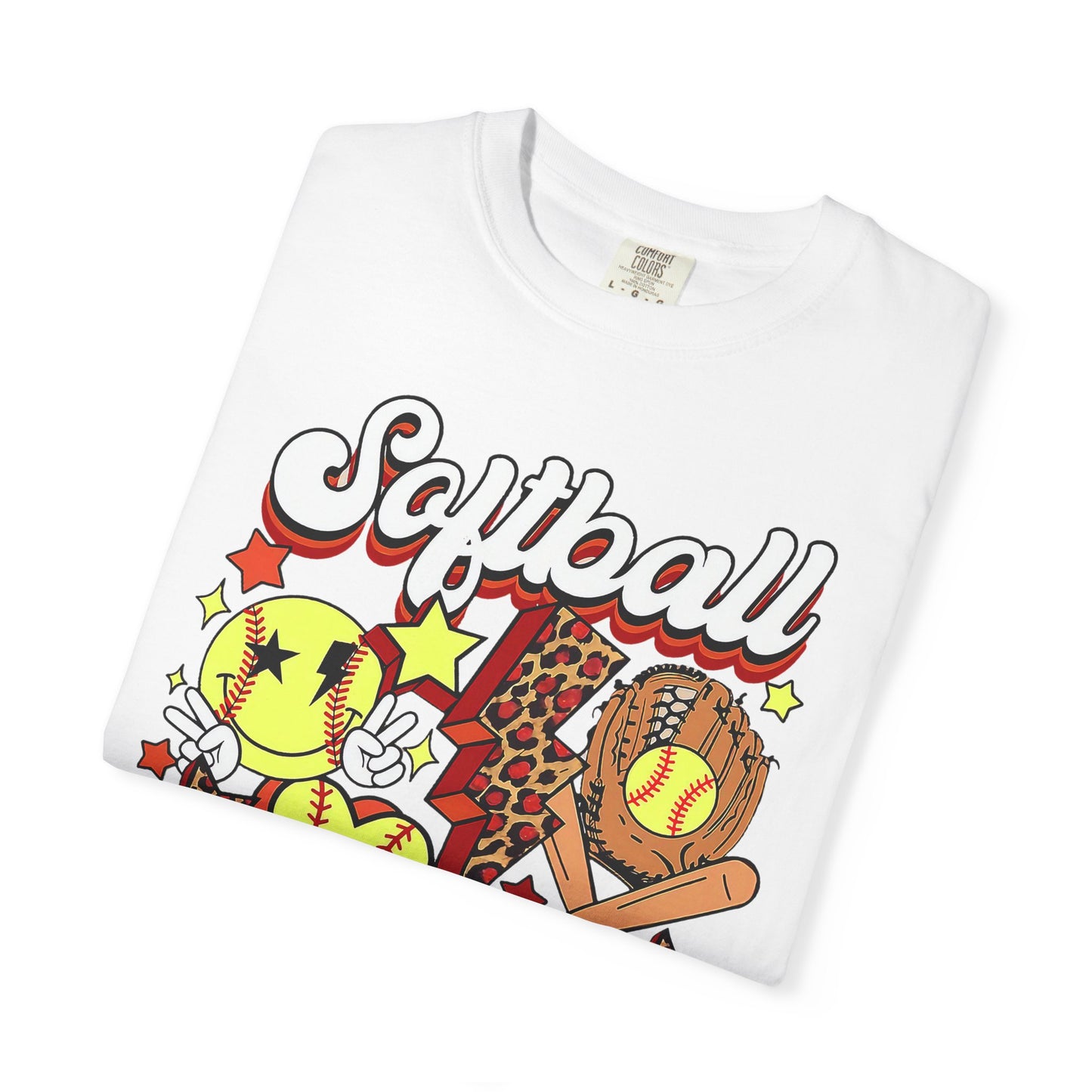 Softball Mama Comfort Colors Tee
