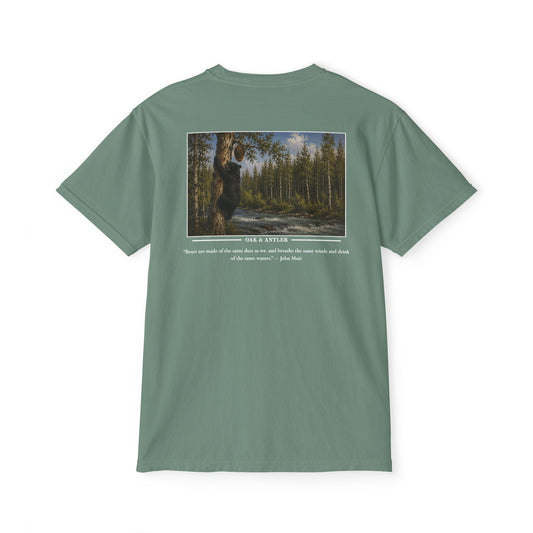 Honey Climb Black Bear Pocket Tee – Wildlife Collection