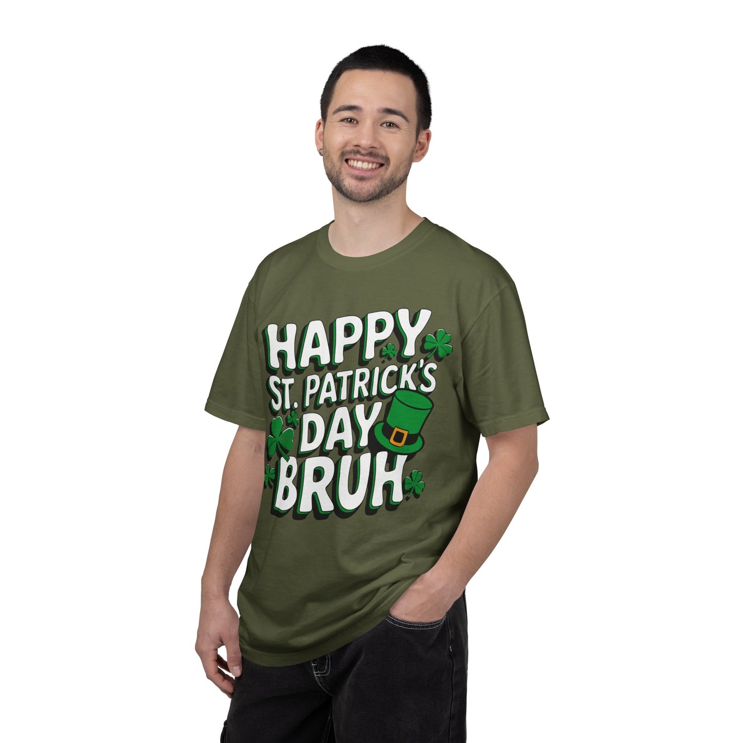Bruh St Patrick’s Day Shirt – Funny Teen Shamrock Tee