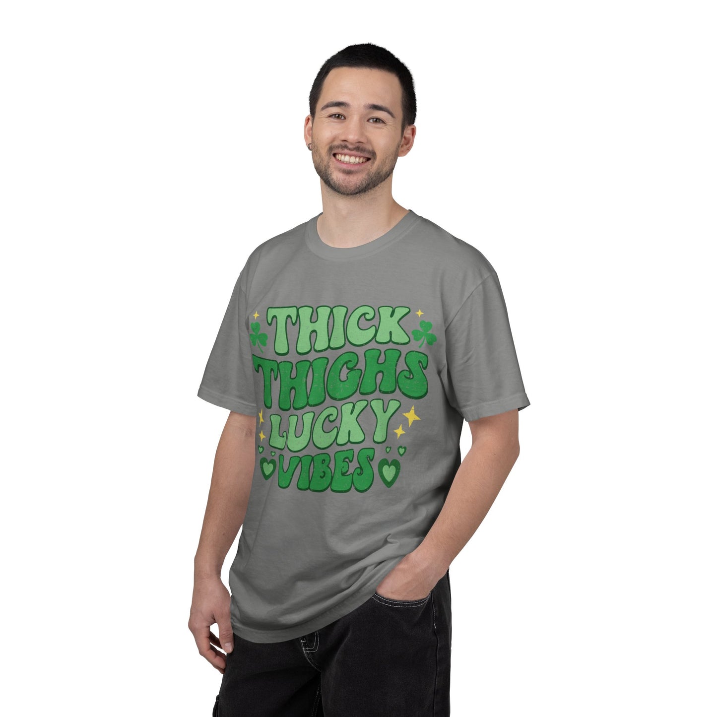 Thick Thighs Lucky Vibes Tee