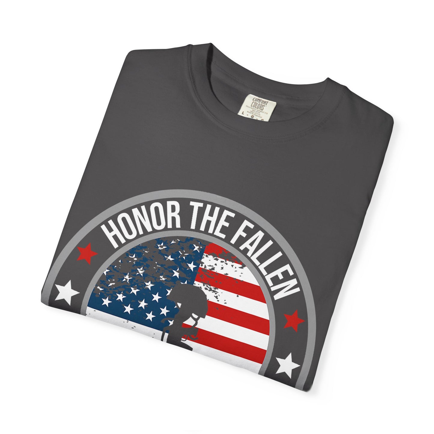 Patriotic Kneeling Soldier Memorial Day T-Shirt