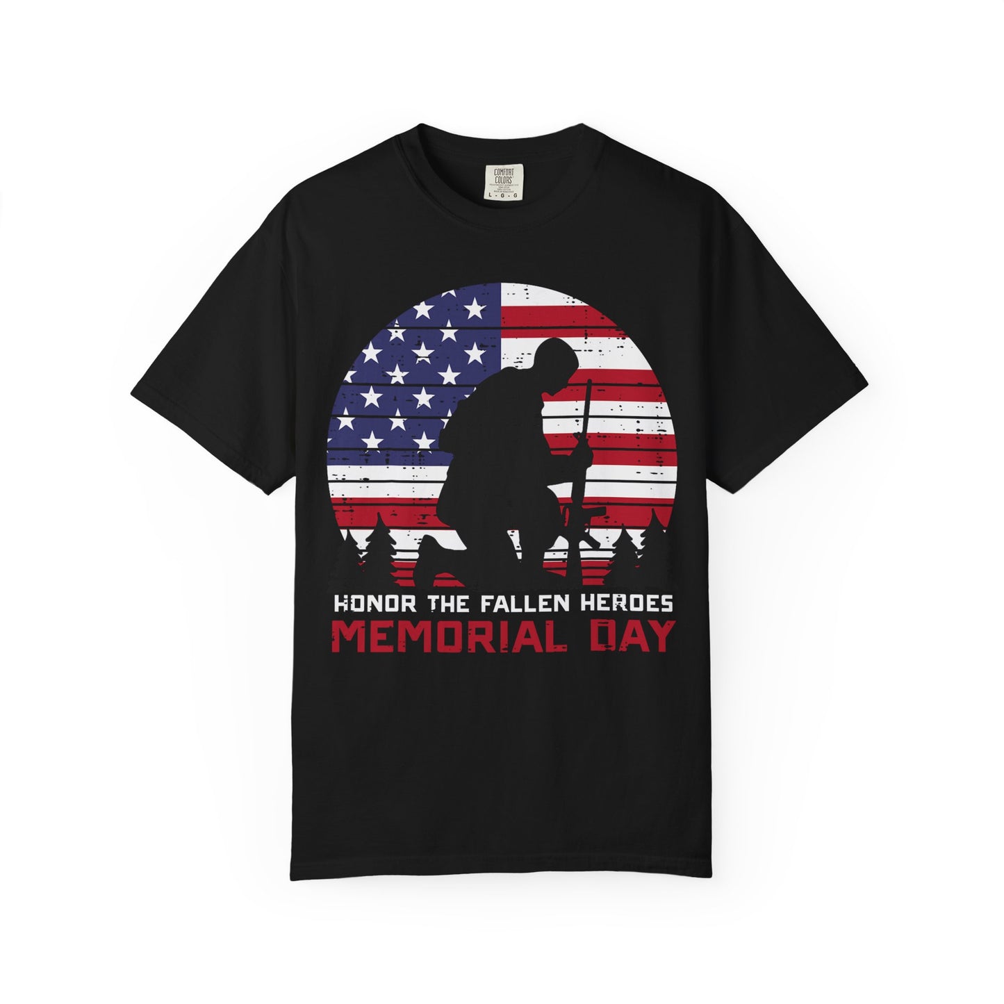 Kneeling Soldier Memorial Day T-Shirt