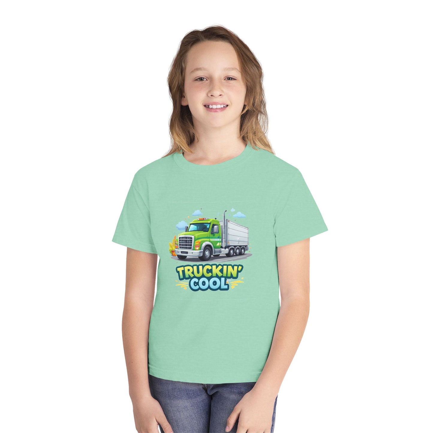 Truckin’ Cool Kids Semi Truck Tee