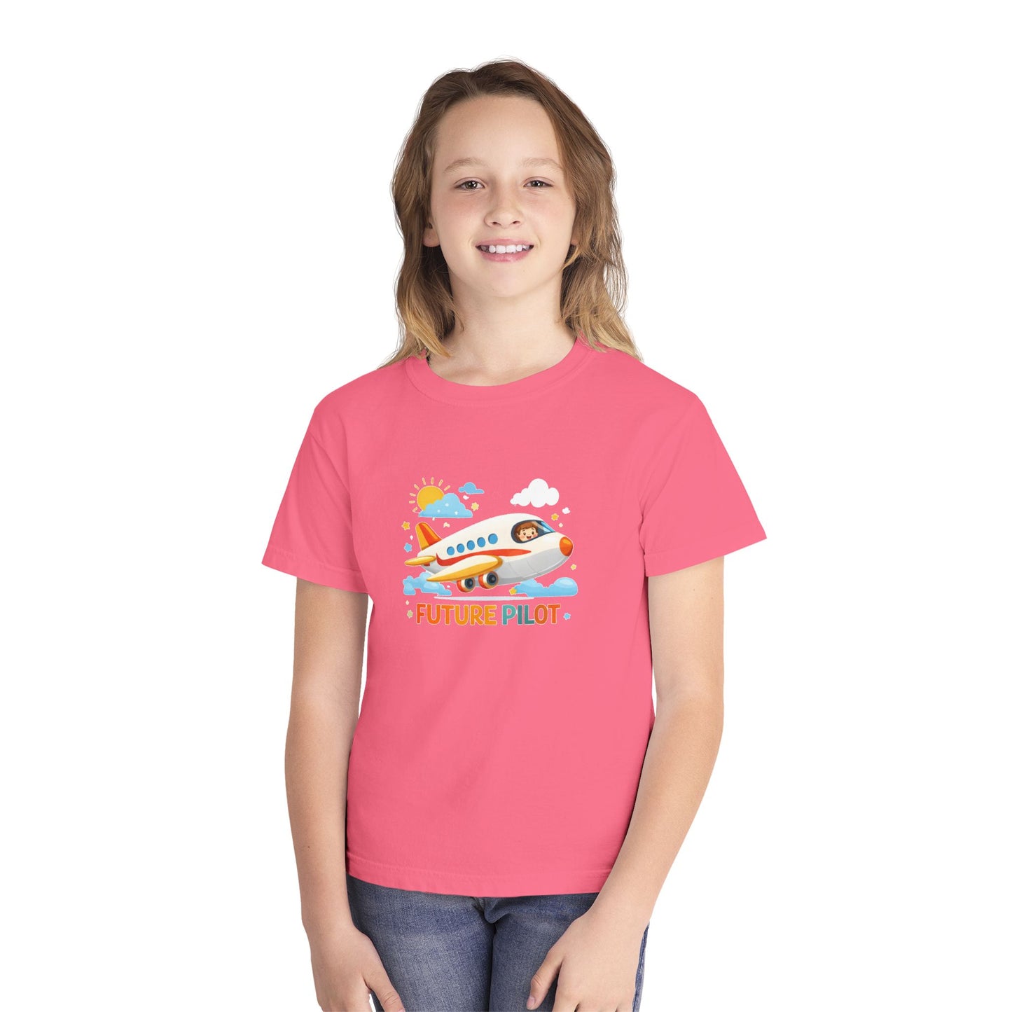 Future Pilot Kids Airplane Tee