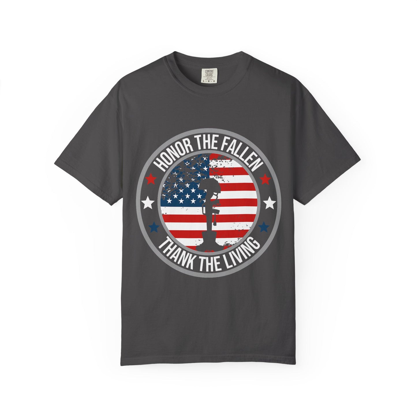 Patriotic Kneeling Soldier Memorial Day T-Shirt