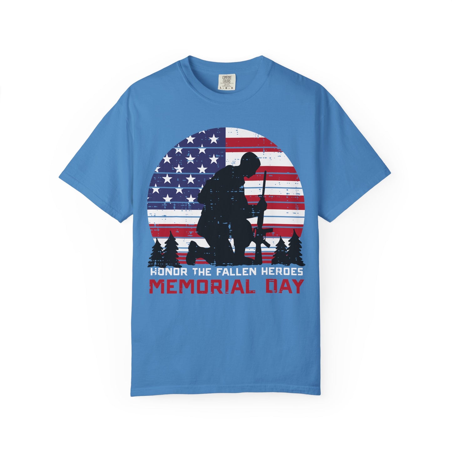 Kneeling Soldier Memorial Day T-Shirt