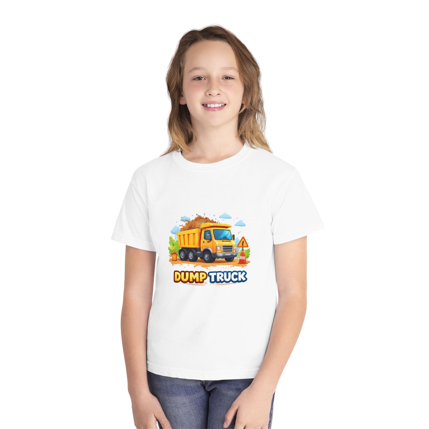 Dump Truck Kids Construction Tee