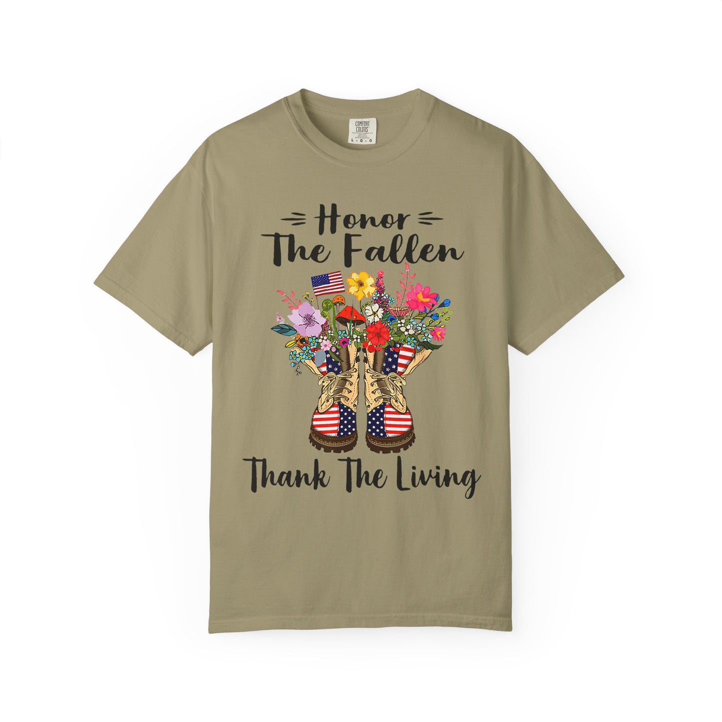 Floral Patriotic Boots Memorial Day T-Shirt