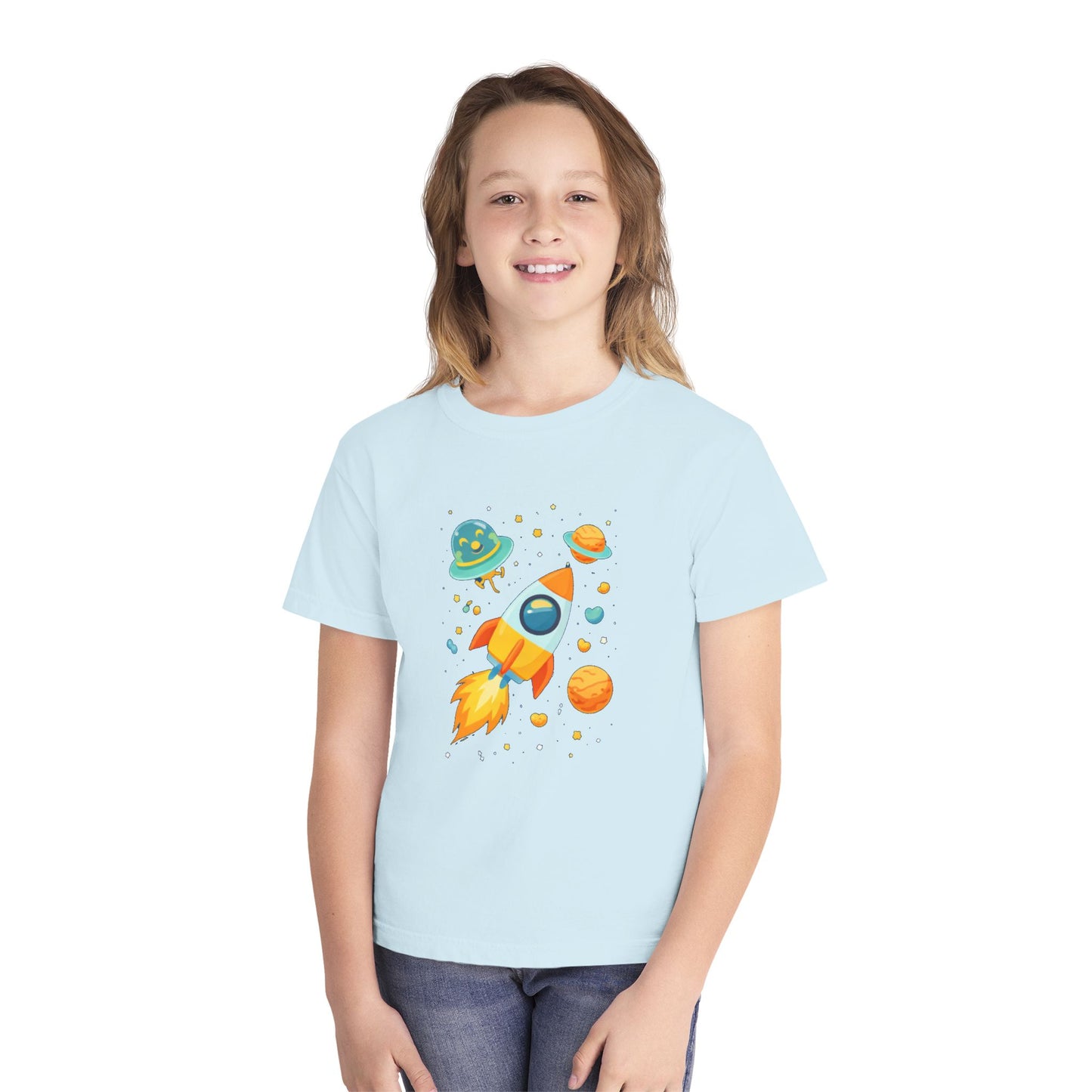 Space Adventure Kids Rocket Tee