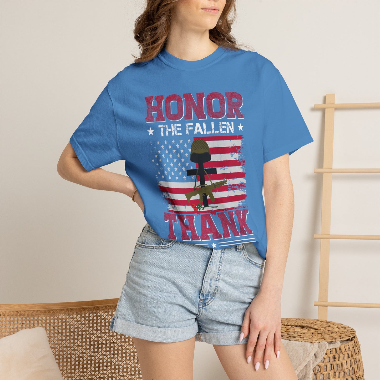 Honor the Fallen Battlefield Cross T-Shirt