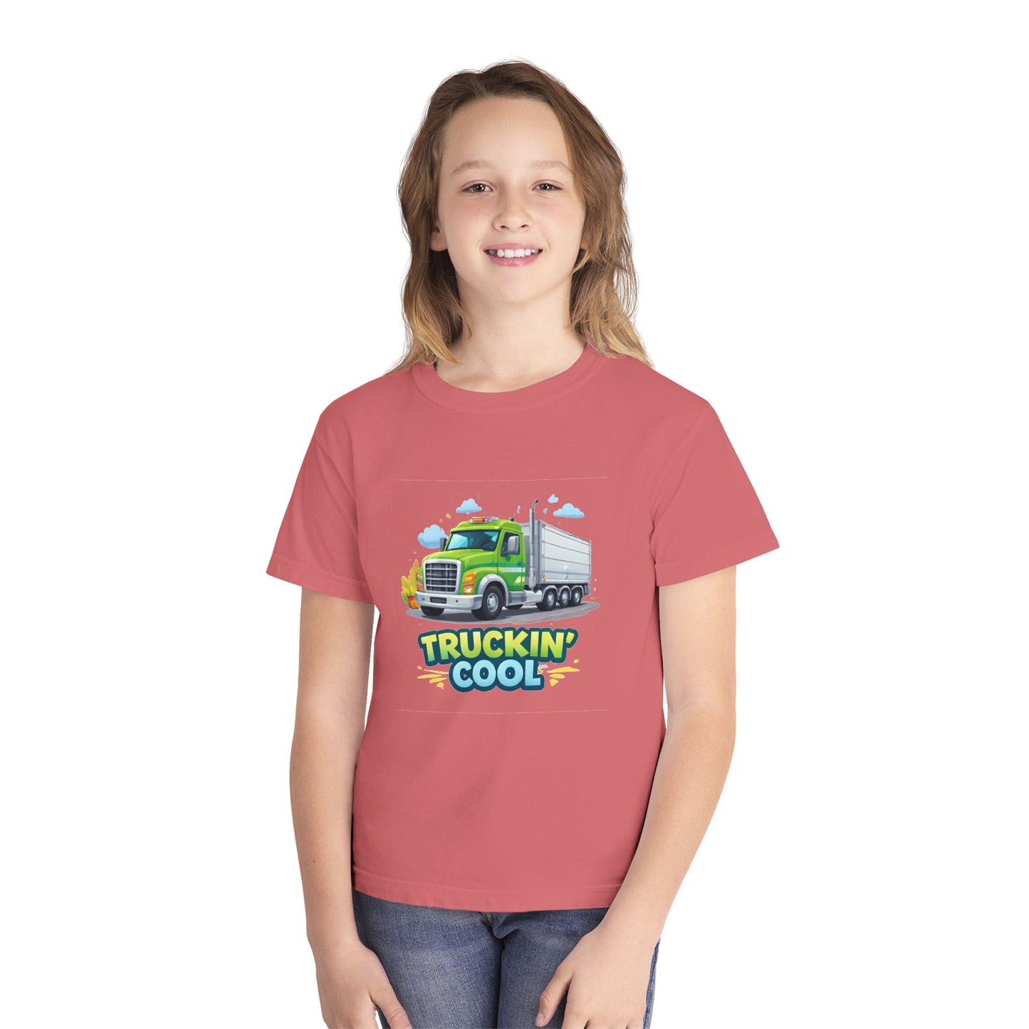 Truckin’ Cool Kids Semi Truck Tee