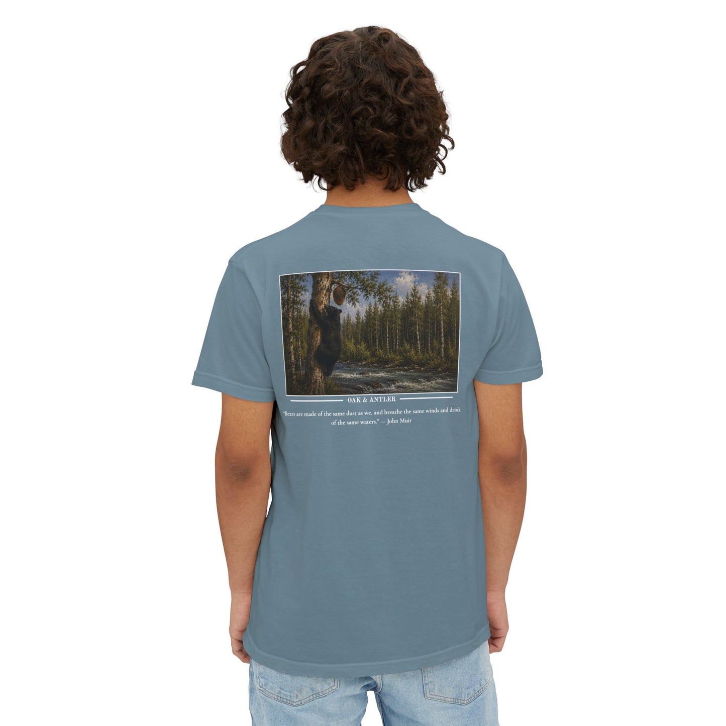 Honey Climb Black Bear Pocket Tee – Wildlife Collection