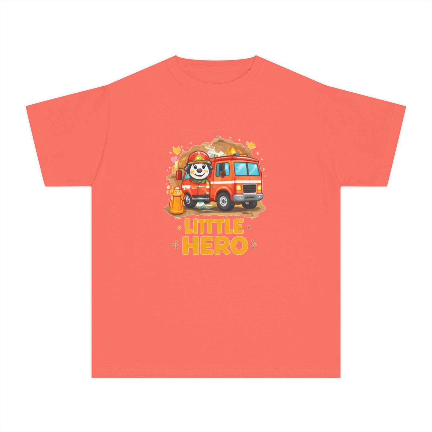 Little Hero Firefighter Kids Tee