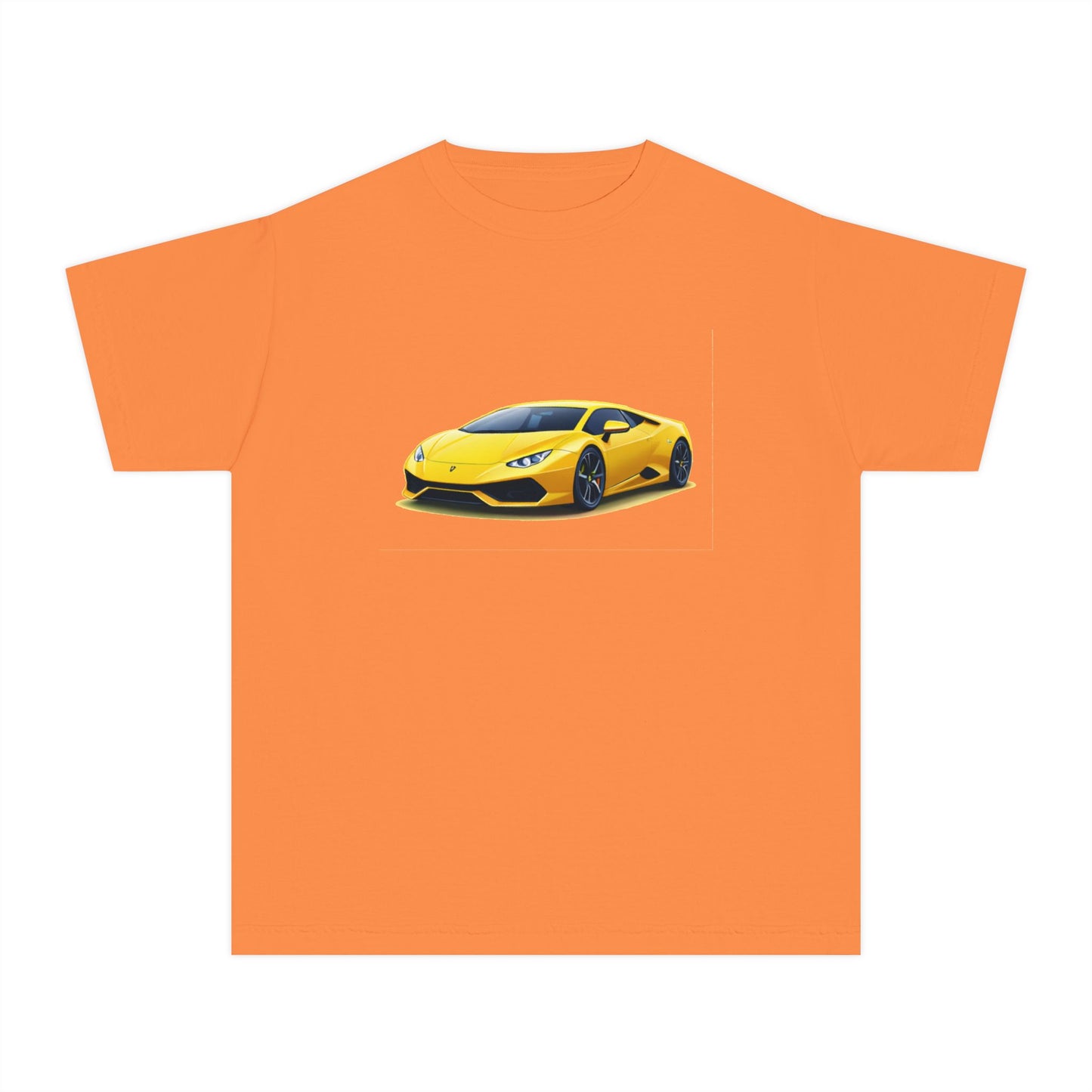 Yellow Supercar Kids Tee
