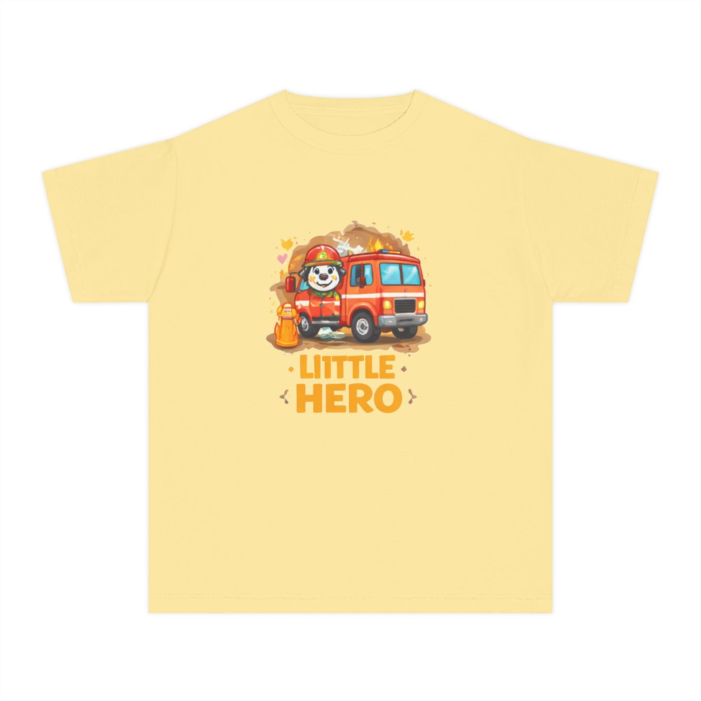 Little Hero Firefighter Kids Tee