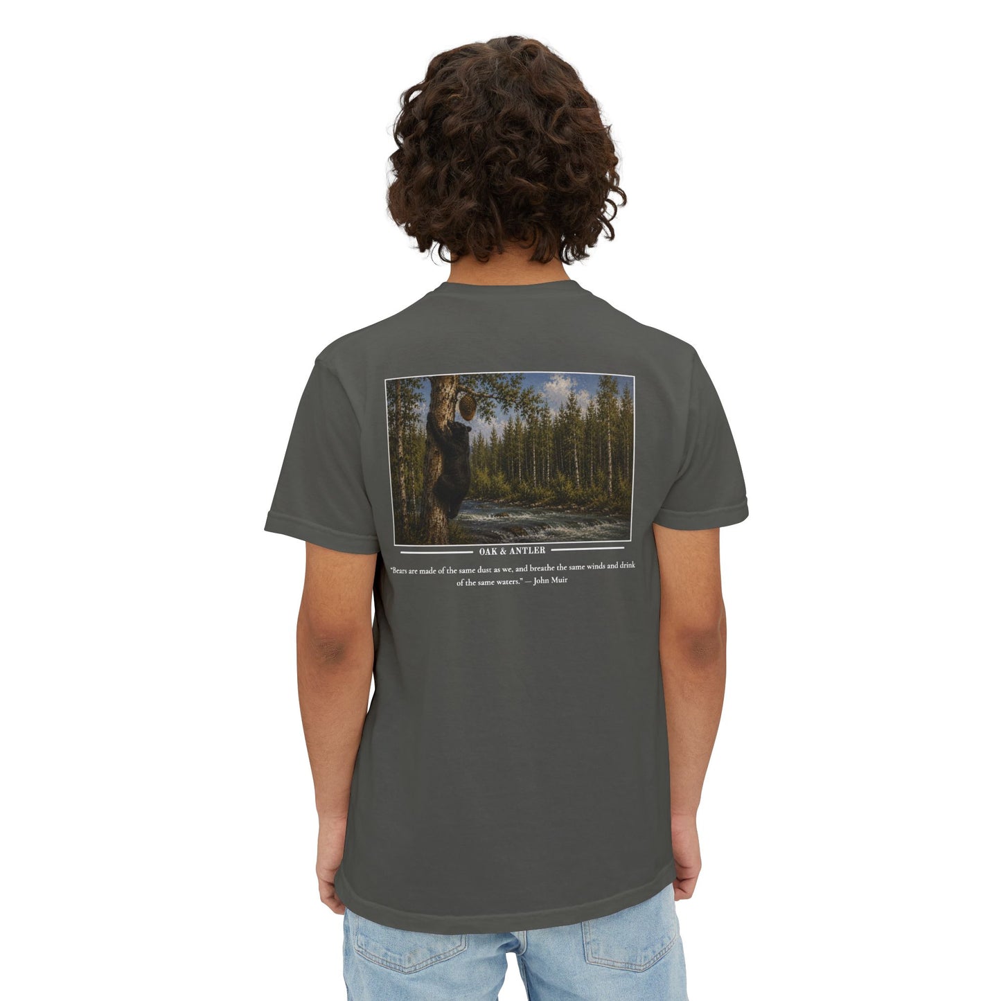 Honey Climb Black Bear Pocket Tee – Wildlife Collection