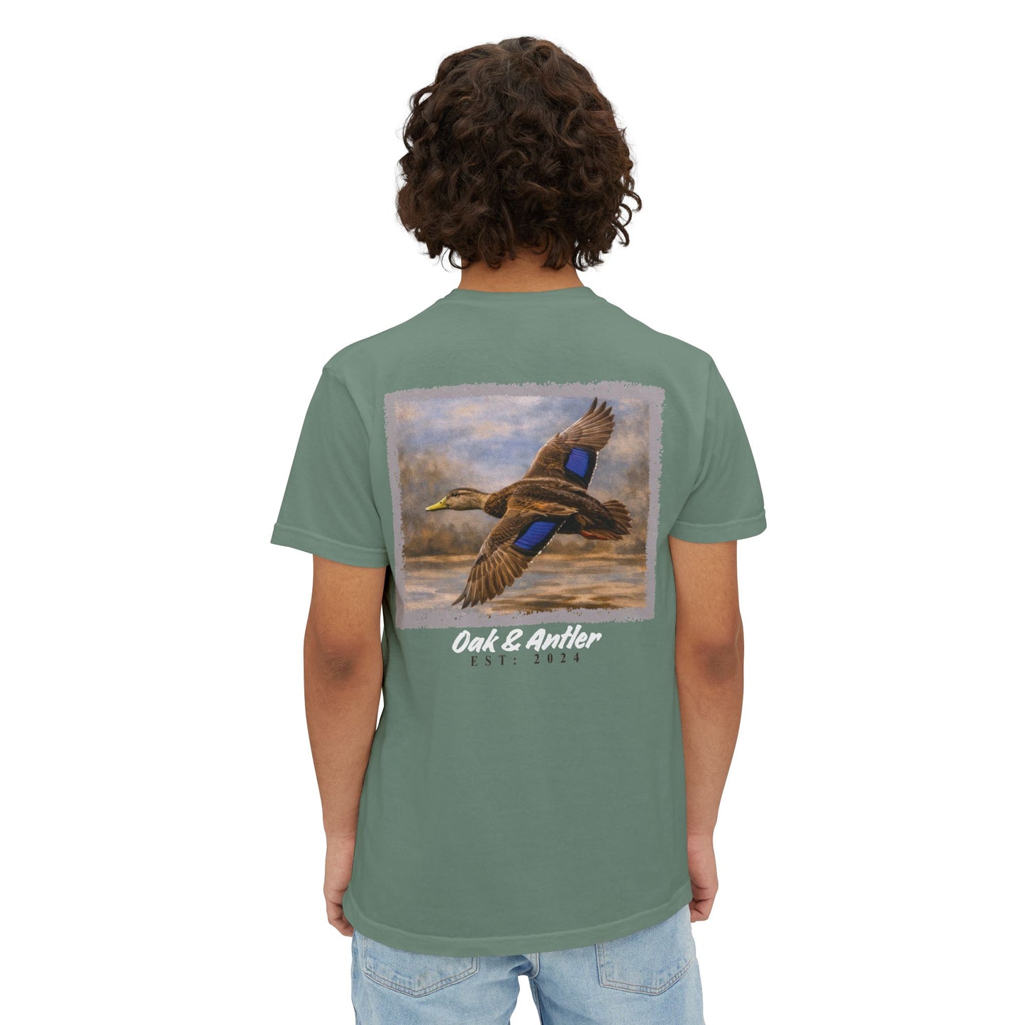 Blue Wing Flight Pocket Tee – Wild Birds Collection