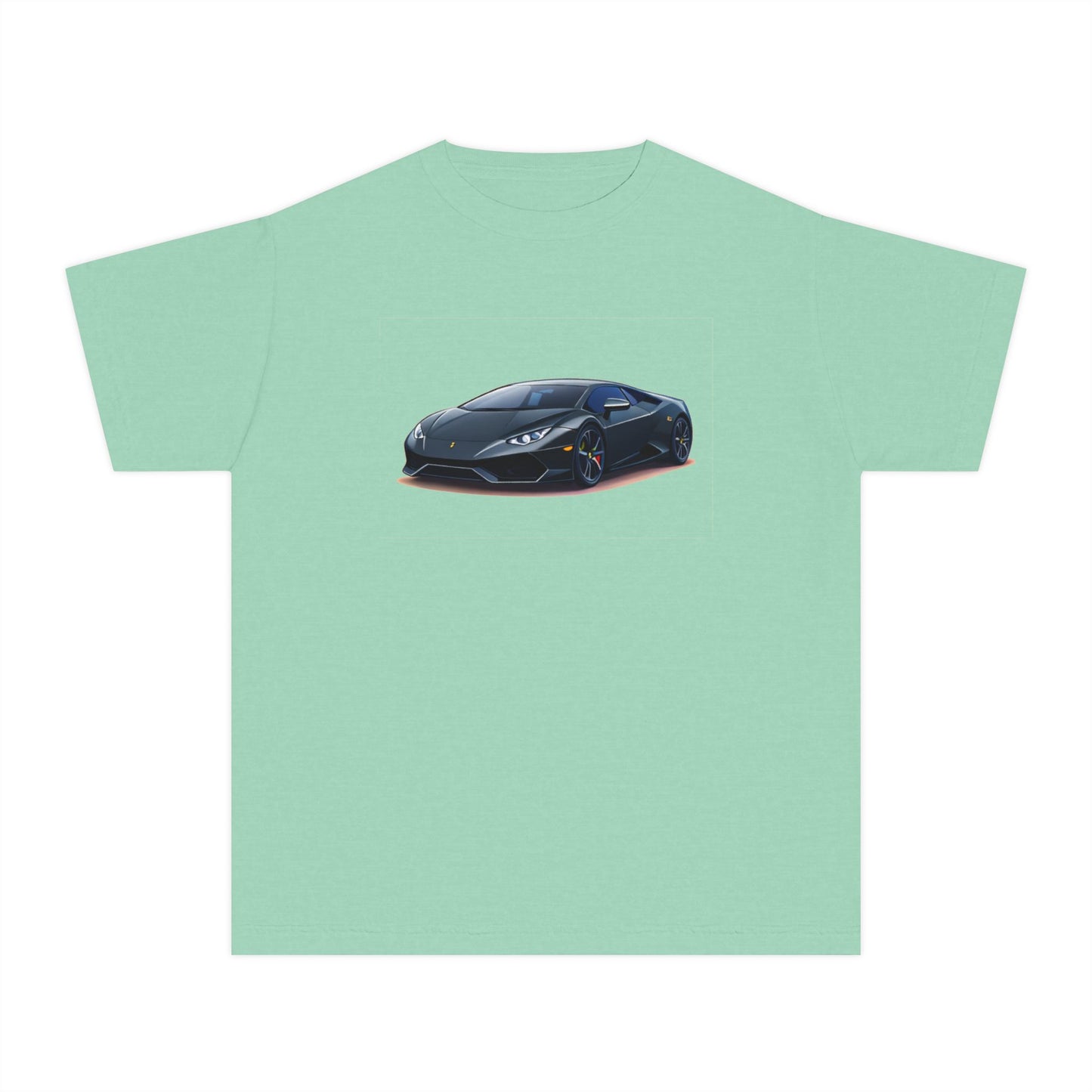 Black Supercar Kids Tee