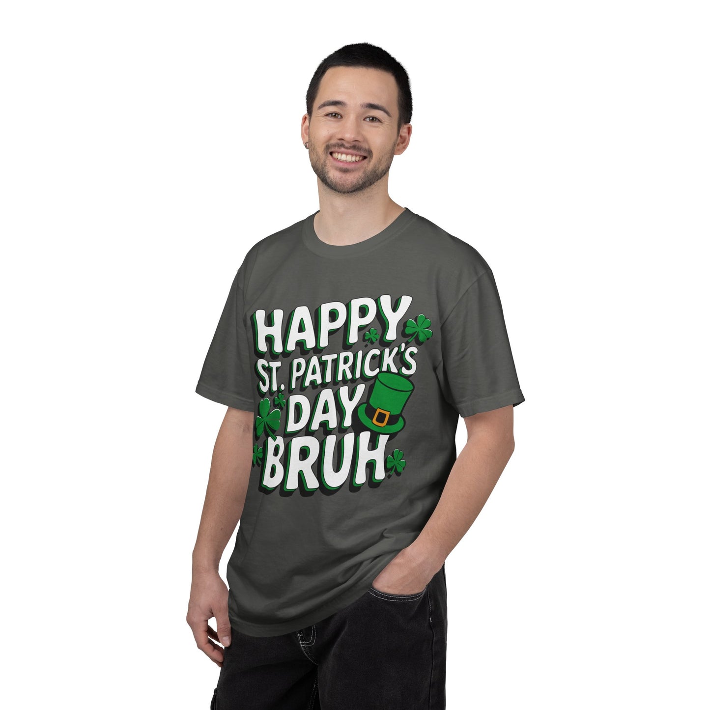 Bruh St Patrick’s Day Shirt – Funny Teen Shamrock Tee
