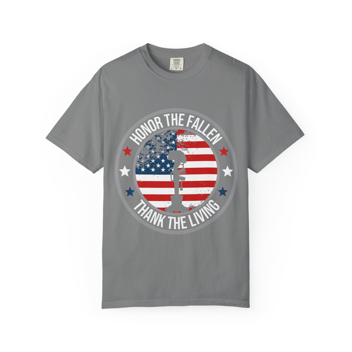 Patriotic Kneeling Soldier Memorial Day T-Shirt