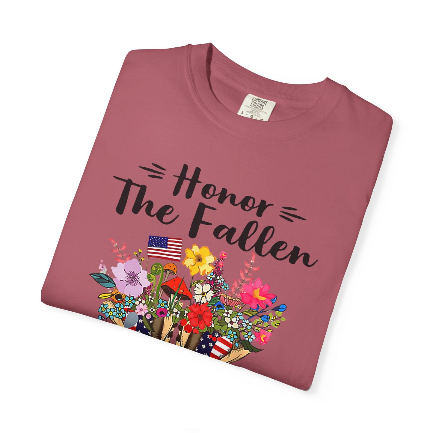 Floral Patriotic Boots Memorial Day T-Shirt