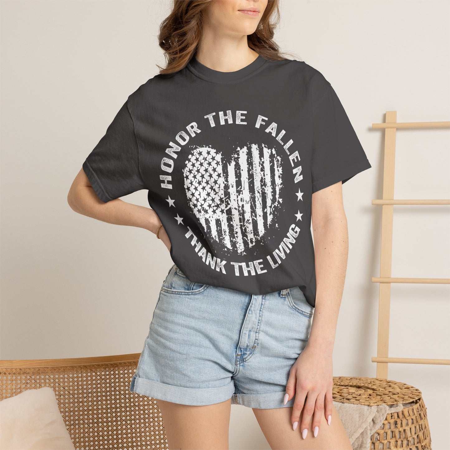 Distressed Flag Memorial Day T-Shirt