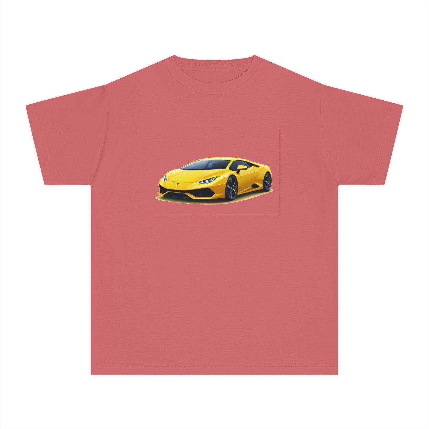 Yellow Supercar Kids Tee