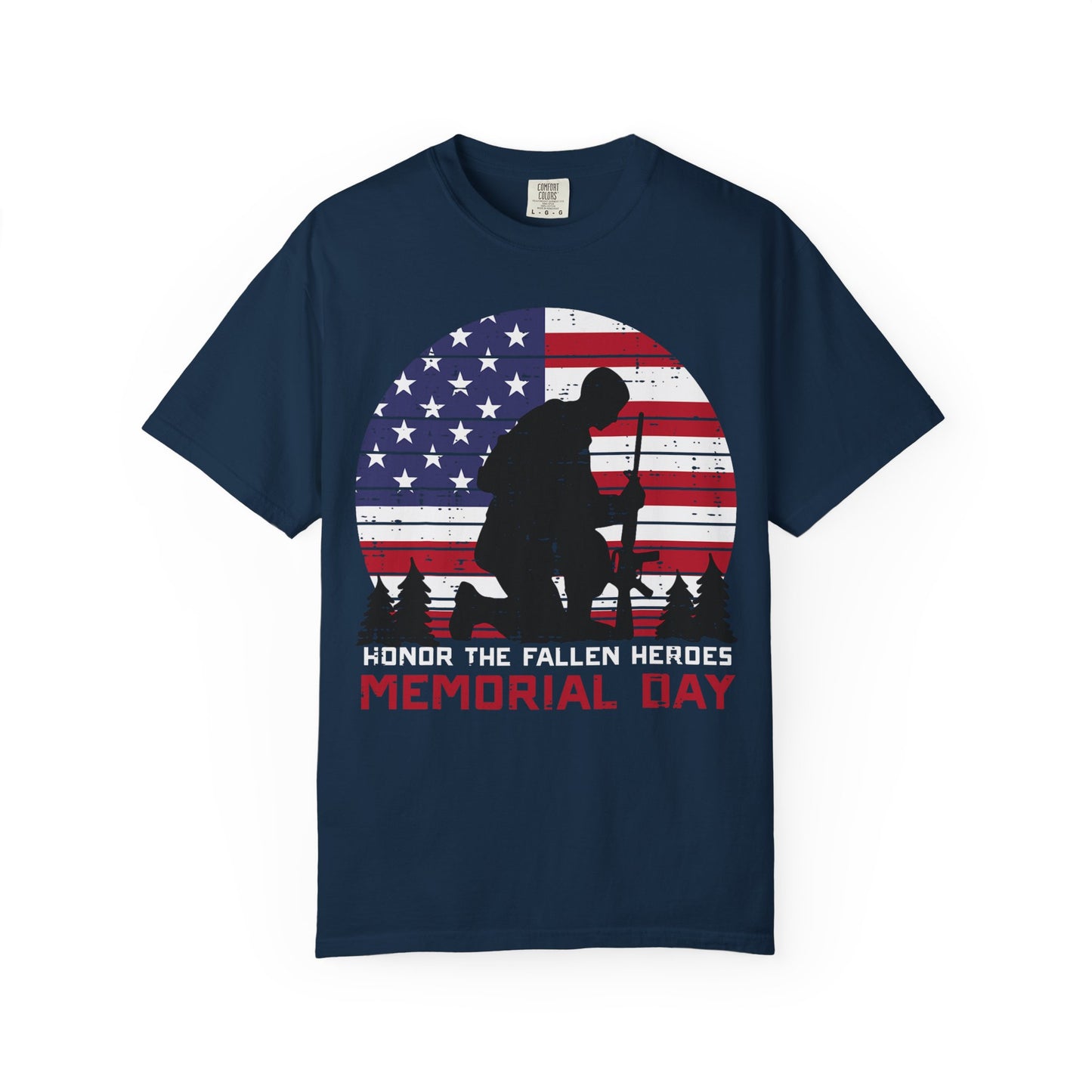 Kneeling Soldier Memorial Day T-Shirt