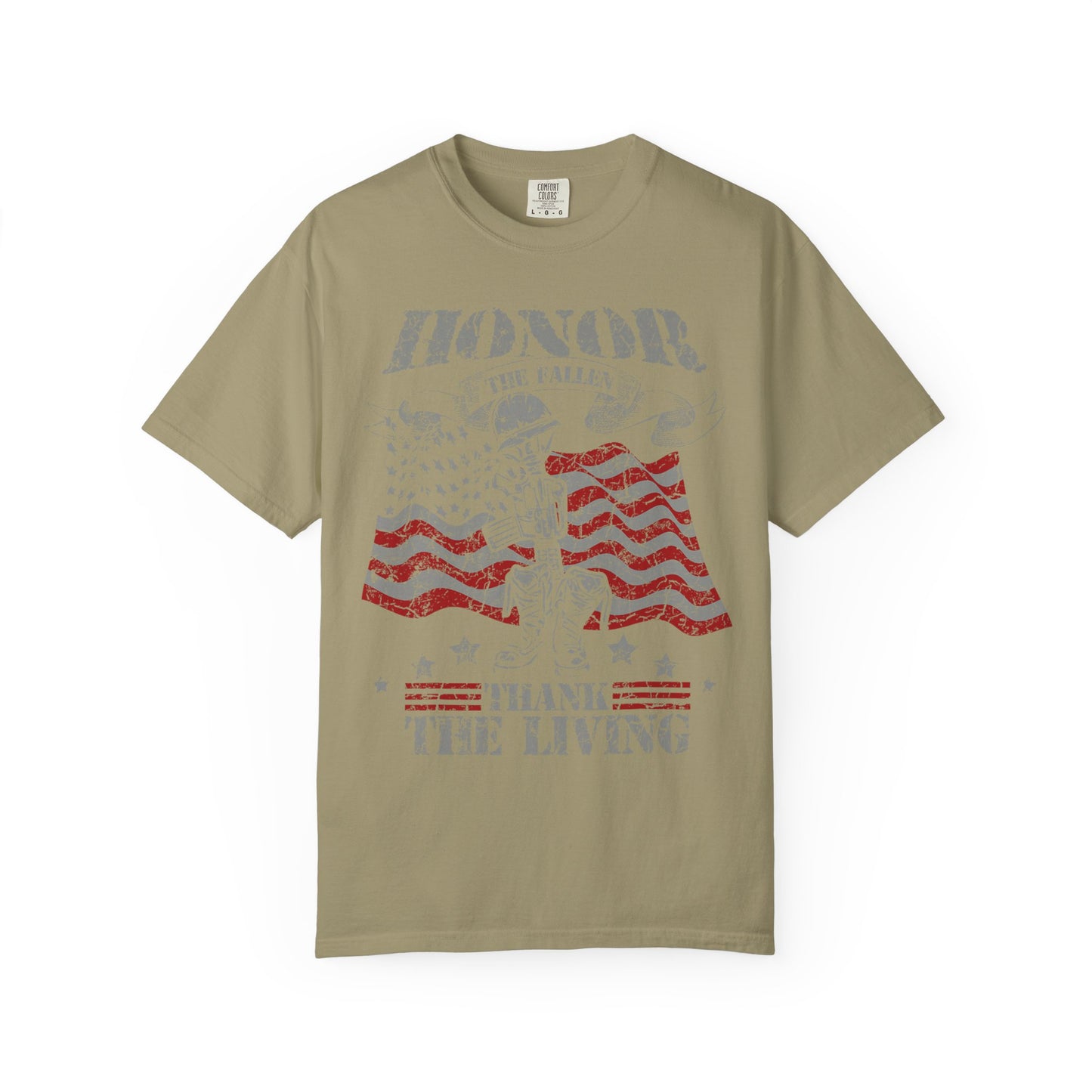 Honor the Fallen Soldier Boots Memorial Day T-Shirt