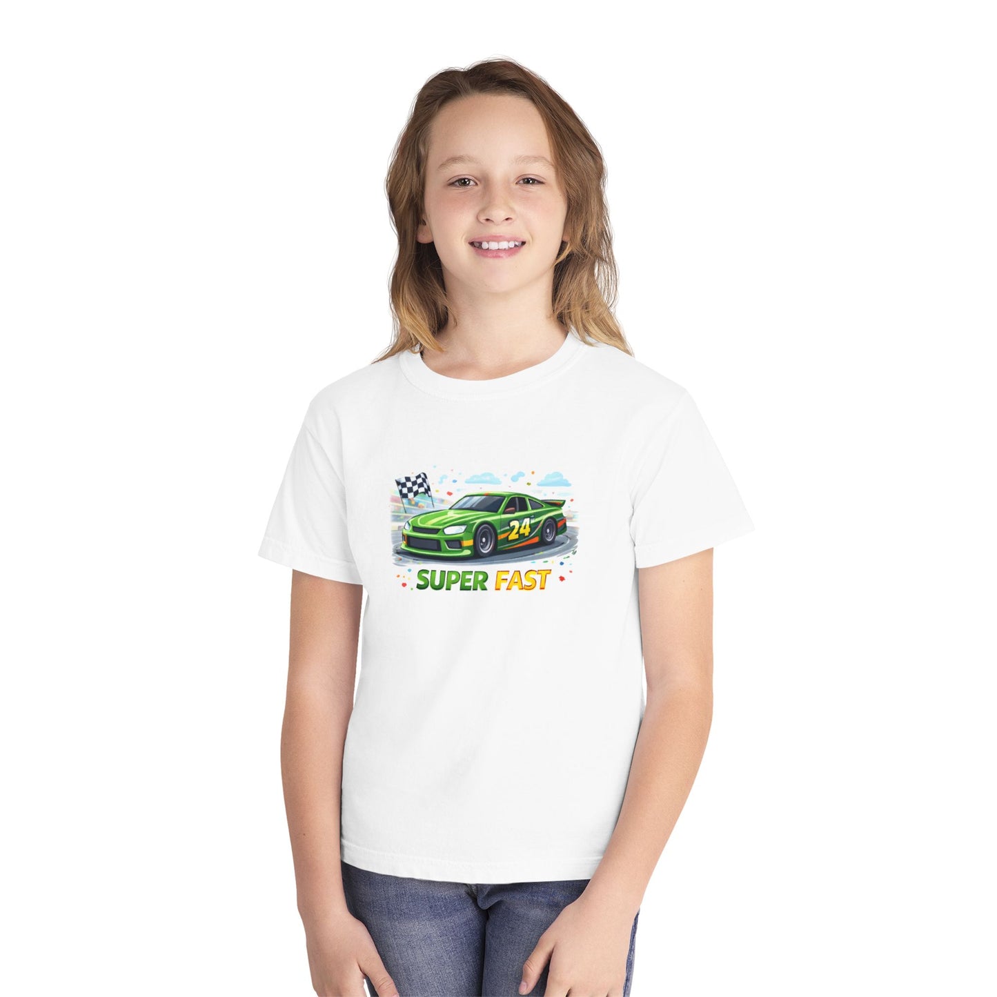 Super Fast Kids Racing Tee