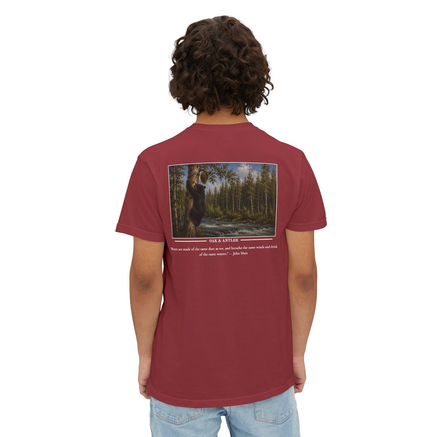 Honey Climb Black Bear Pocket Tee – Wildlife Collection