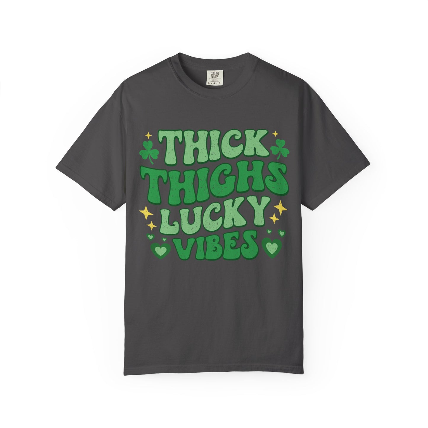 Thick Thighs Lucky Vibes Tee