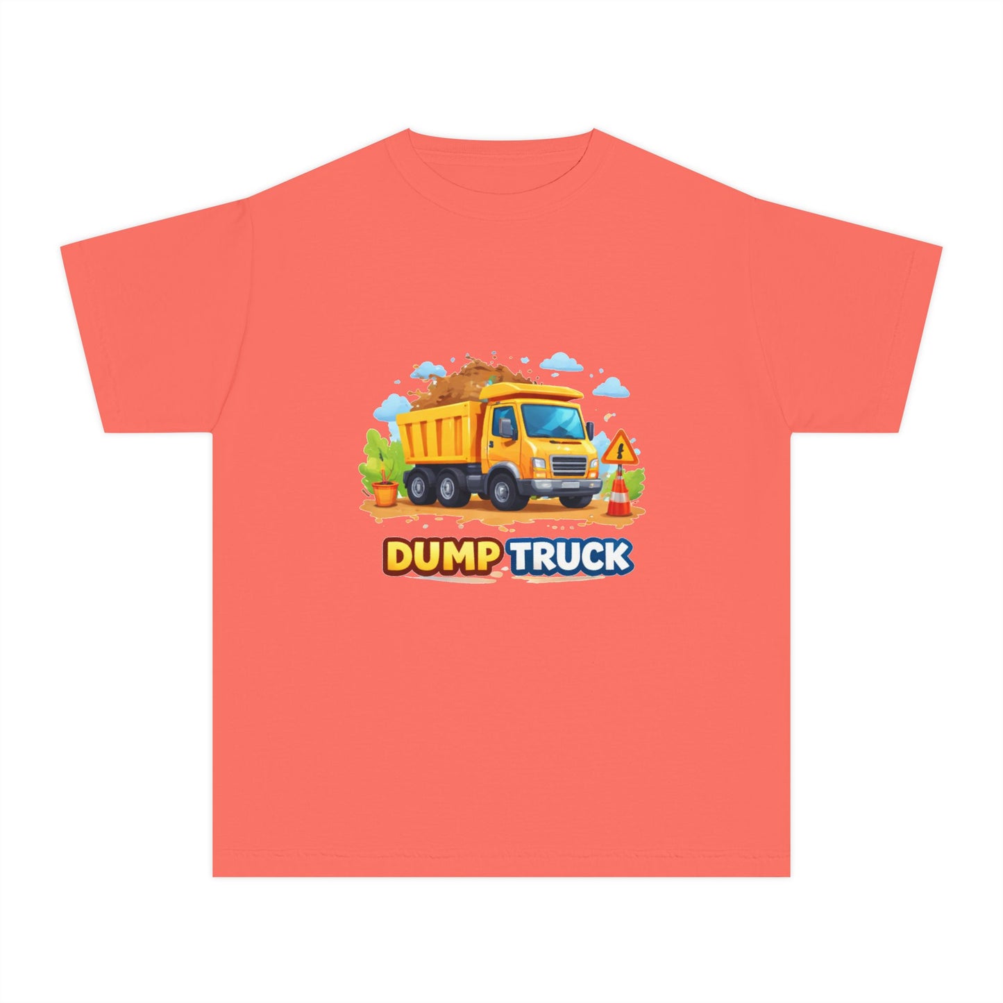 Dump Truck Kids Construction Tee