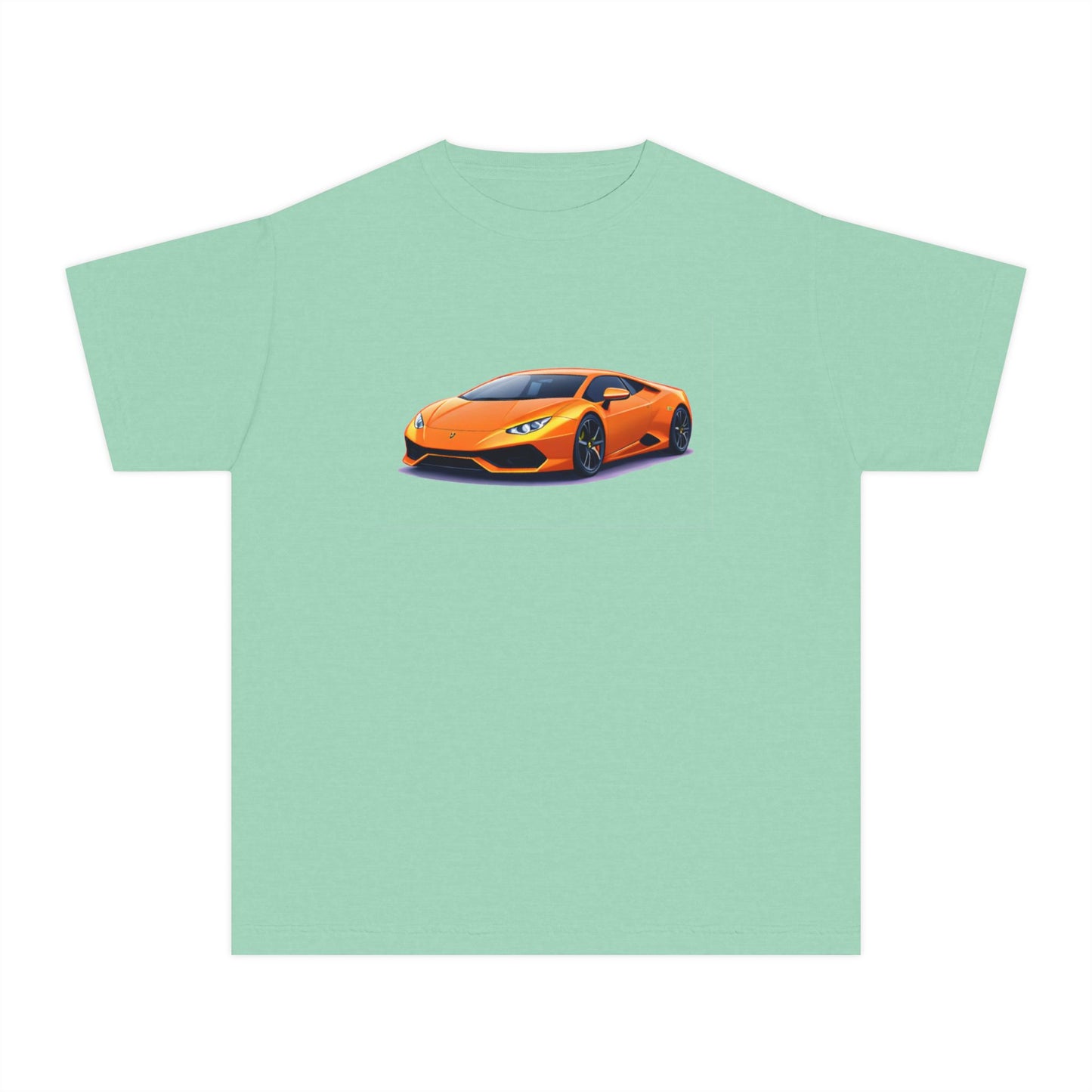 Orange Supercar Kids Tee