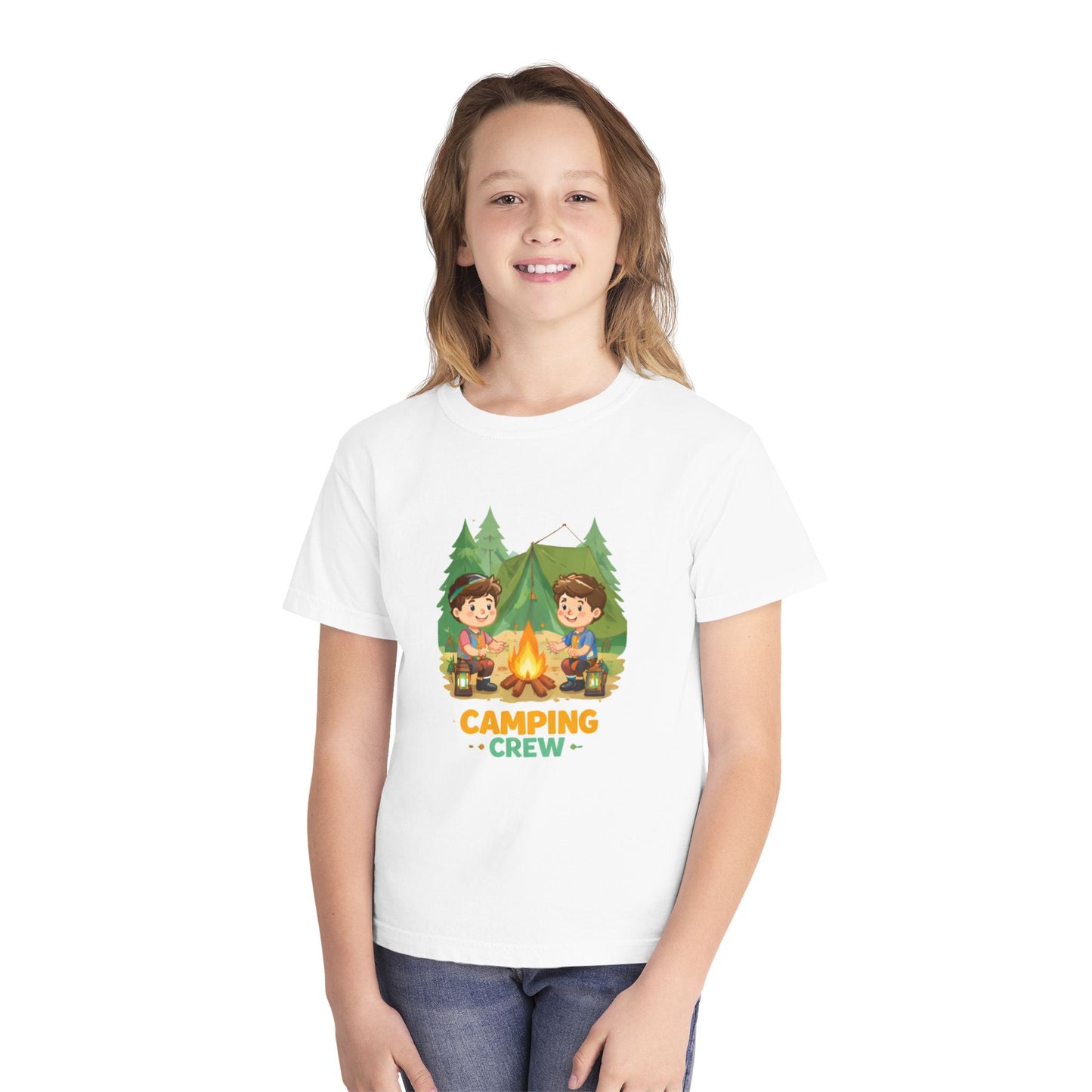 Camping Crew Kids Outdoor Tee