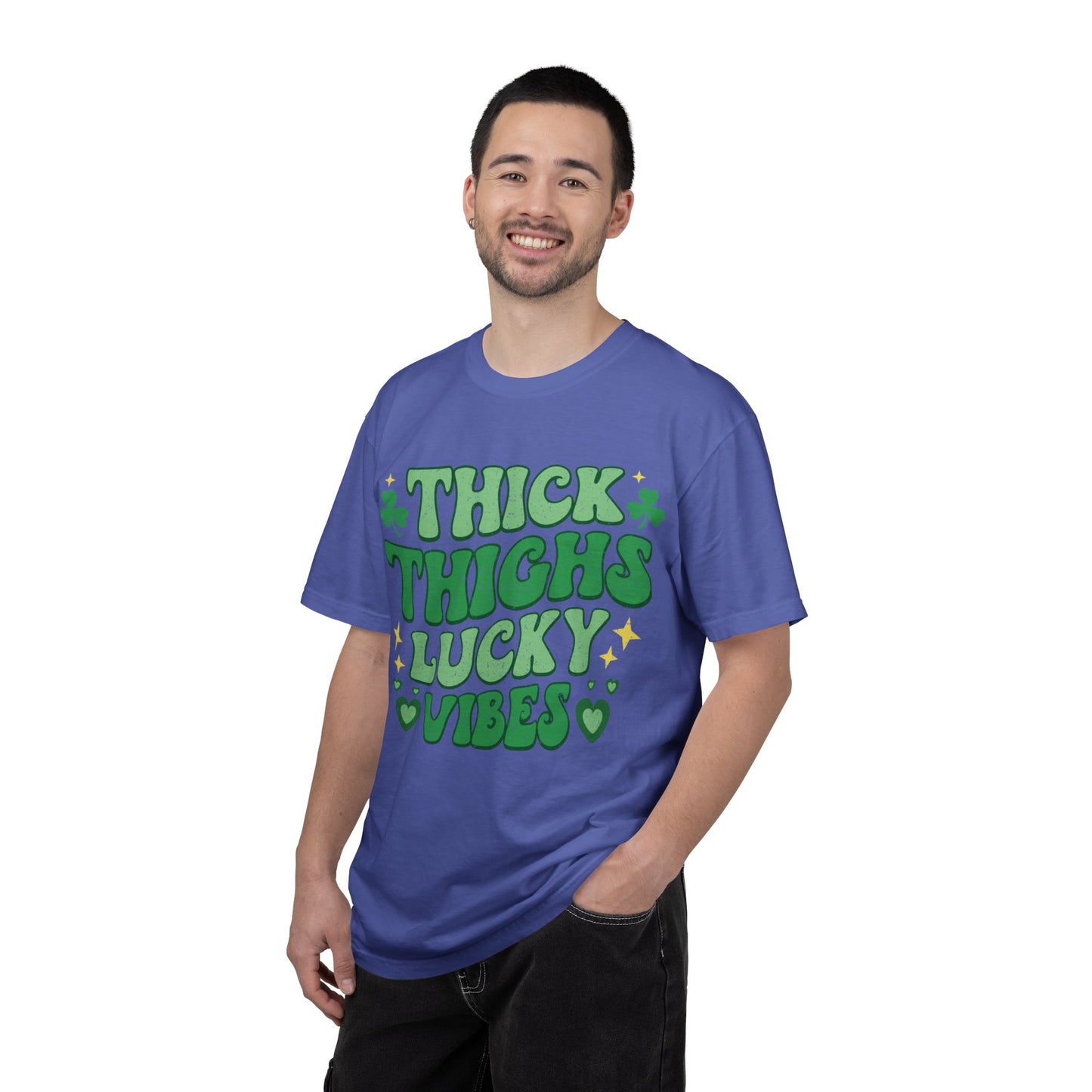 Thick Thighs Lucky Vibes Tee