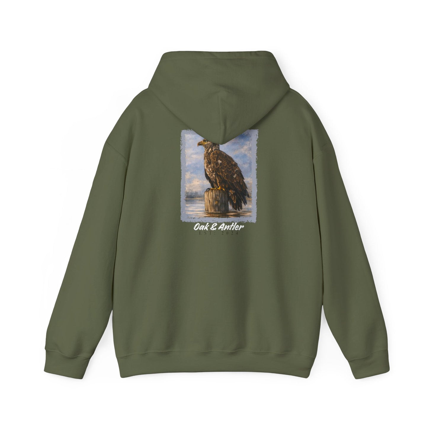River Perch Bald Eagle Hoodie | Oak & Antler Midweight Pullover