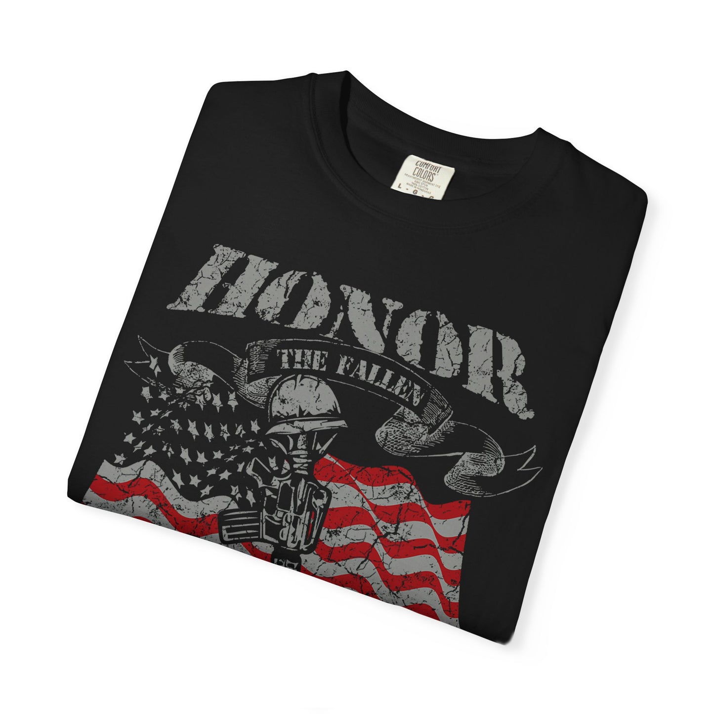 Honor the Fallen Soldier Boots Memorial Day T-Shirt