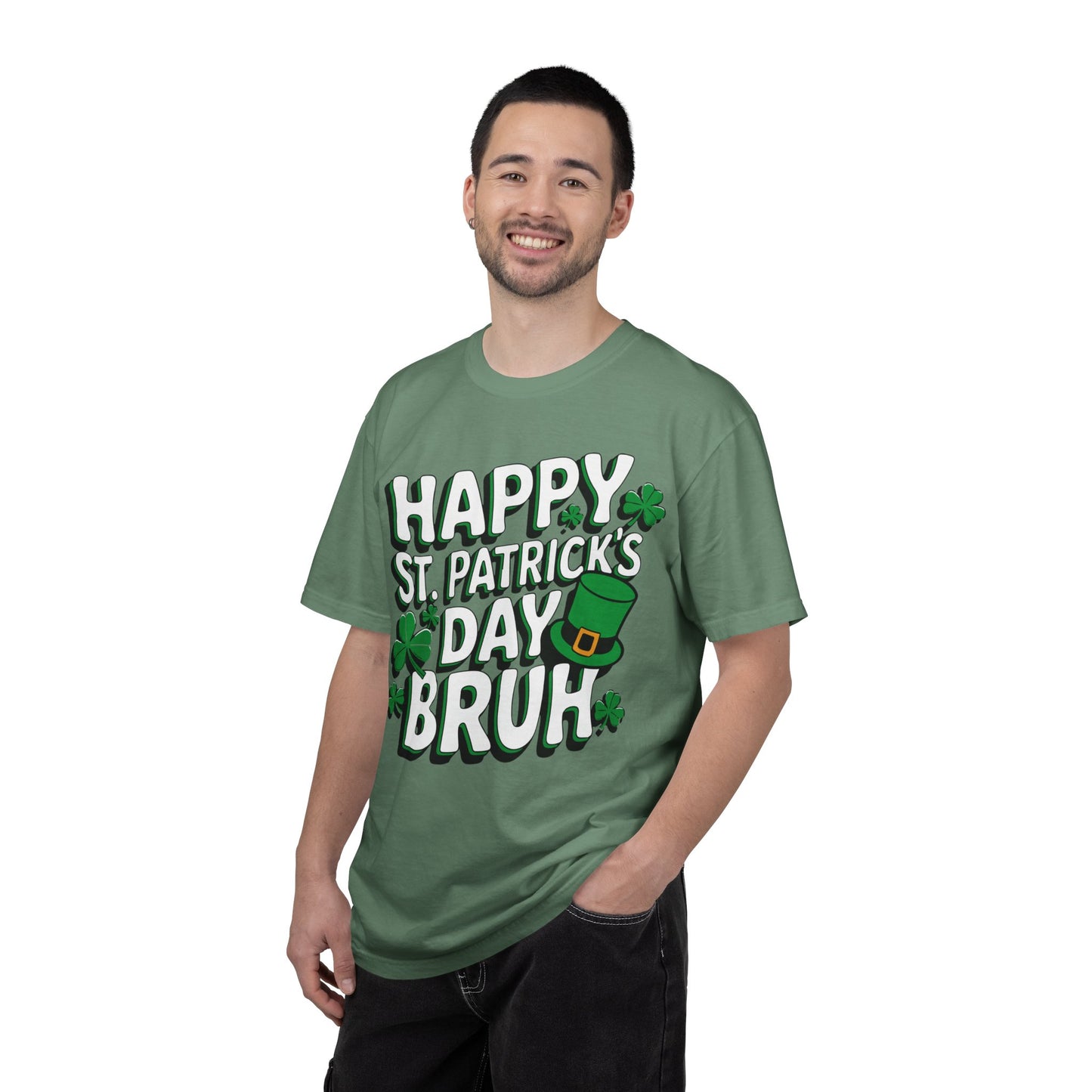 Bruh St Patrick’s Day Shirt – Funny Teen Shamrock Tee
